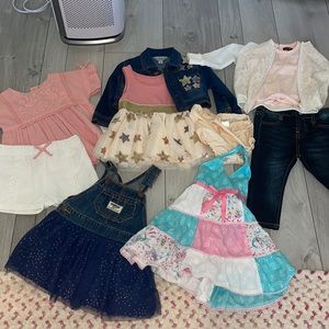 Lot Pippa Julie, jeans 7, oshkosh overall, shorts